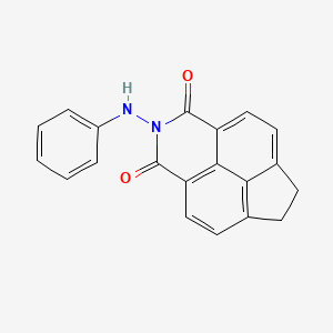 molecular formula C20H14N2O2 B5725774 2-anilino-6,7-dihydro-1H-indeno[6,7,1-def]isoquinoline-1,3(2H)-dione CAS No. 5924-23-2