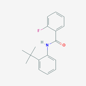 N-(2-tert-butylphenyl)-2-fluorobenzamide