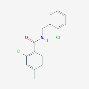 2-chloro-N-(2-chlorobenzyl)-4-methylbenzamide