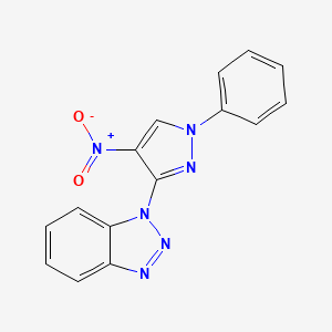 1-(4-nitro-1-phenyl-1H-pyrazol-3-yl)-1H-1,2,3-benzotriazole