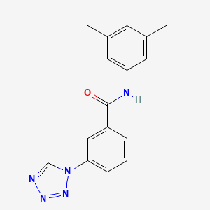 N-(3,5-dimethylphenyl)-3-(1H-tetrazol-1-yl)benzamide
