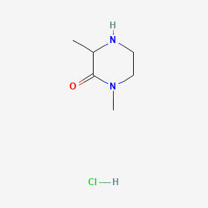 molecular formula C6H13ClN2O B572603 1,3-Dimethylpiperazin-2-one hydrochloride CAS No. 1219425-22-5