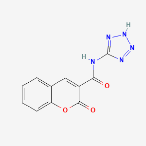 2-oxo-N-1H-tetrazol-5-yl-2H-chromene-3-carboxamide