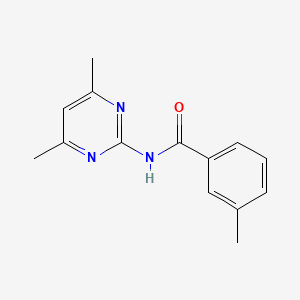 N-(4,6-dimethyl-2-pyrimidinyl)-3-methylbenzamide