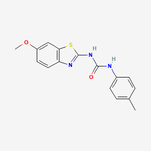 N-(6-methoxy-1,3-benzothiazol-2-yl)-N'-(4-methylphenyl)urea
