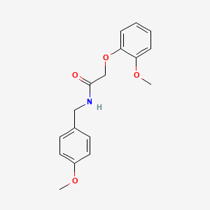 N-(4-methoxybenzyl)-2-(2-methoxyphenoxy)acetamide