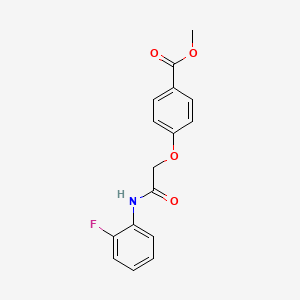 methyl 4-{2-[(2-fluorophenyl)amino]-2-oxoethoxy}benzoate