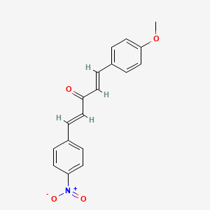 1-(4-methoxyphenyl)-5-(4-nitrophenyl)-1,4-pentadien-3-one