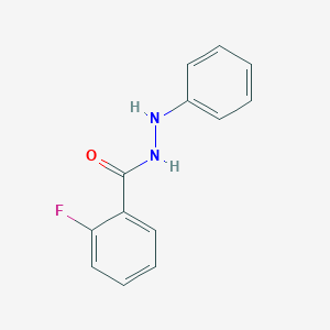 molecular formula C13H11FN2O B5726220 2-fluoro-N'-phenylbenzohydrazide 