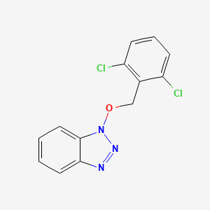 molecular formula C13H9Cl2N3O B5726234 1-[(2,6-dichlorobenzyl)oxy]-1H-1,2,3-benzotriazole 