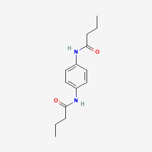 molecular formula C14H20N2O2 B5726393 N,N'-1,4-phenylenedibutanamide 