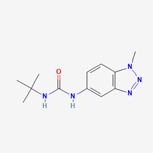 N-(tert-butyl)-N'-(1-methyl-1H-1,2,3-benzotriazol-5-yl)urea