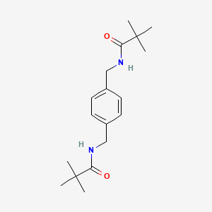 molecular formula C18H28N2O2 B5726541 N,N'-[1,4-phenylenebis(methylene)]bis(2,2-dimethylpropanamide) 