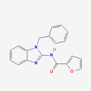 molecular formula C19H15N3O2 B5726548 N-(1-benzyl-1H-benzimidazol-2-yl)-2-furamide 