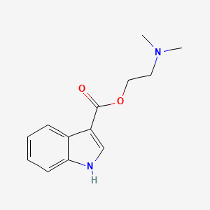 molecular formula C13H16N2O2 B5726565 2-(dimethylamino)ethyl 1H-indole-3-carboxylate 