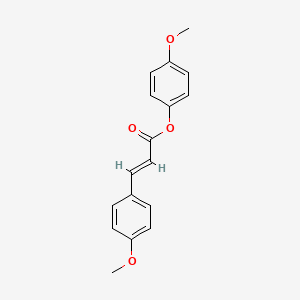 molecular formula C17H16O4 B5726602 4-甲氧基苯基 3-(4-甲氧基苯基)丙烯酸酯 