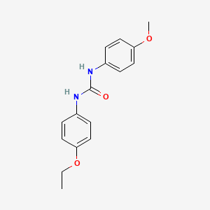 molecular formula C16H18N2O3 B5726669 N-(4-ethoxyphenyl)-N'-(4-methoxyphenyl)urea 