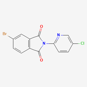 molecular formula C13H6BrClN2O2 B5726719 5-bromo-2-(5-chloro-2-pyridinyl)-1H-isoindole-1,3(2H)-dione 
