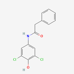 N-(3,5-dichloro-4-hydroxyphenyl)-2-phenylacetamide
