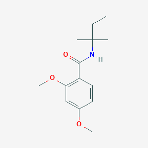 molecular formula C14H21NO3 B5726817 N-(1,1-dimethylpropyl)-2,4-dimethoxybenzamide 