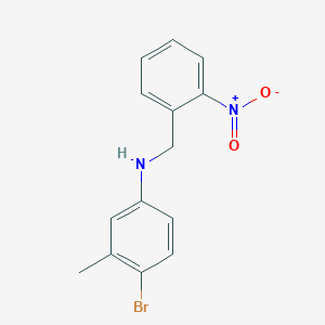 molecular formula C14H13BrN2O2 B5726899 (4-bromo-3-methylphenyl)(2-nitrobenzyl)amine 