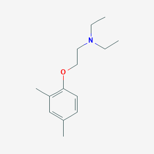 molecular formula C14H23NO B5726935 2-(2,4-dimethylphenoxy)-N,N-diethylethanamine 