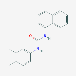 molecular formula C19H18N2O B5726967 N-(3,4-dimethylphenyl)-N'-1-naphthylurea 