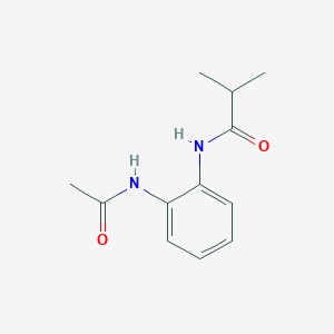 molecular formula C12H16N2O2 B5726986 N-[2-(acetylamino)phenyl]-2-methylpropanamide 