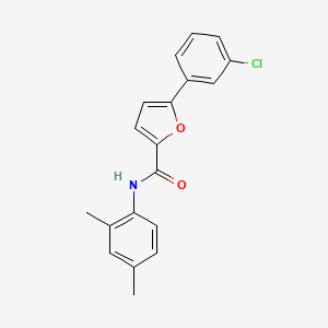 molecular formula C19H16ClNO2 B5727049 5-(3-chlorophenyl)-N-(2,4-dimethylphenyl)-2-furamide CAS No. 4361-08-4