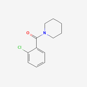 molecular formula C12H14ClNO B5727054 1-(2-chlorobenzoyl)piperidine CAS No. 22342-21-8