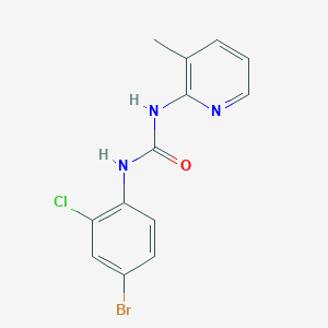 molecular formula C13H11BrClN3O B5727208 N-(4-bromo-2-chlorophenyl)-N'-(3-methyl-2-pyridinyl)urea 
