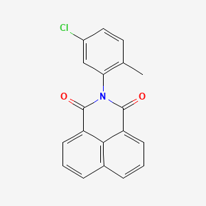 molecular formula C19H12ClNO2 B5727210 2-(5-chloro-2-methylphenyl)-1H-benzo[de]isoquinoline-1,3(2H)-dione 