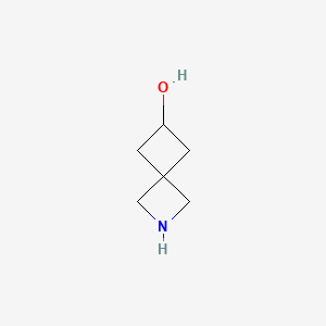molecular formula C6H11NO B572724 2-氮杂螺[3.3]庚烷-6-醇 CAS No. 1256352-97-2