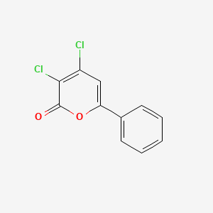 molecular formula C11H6Cl2O2 B5727305 3,4-dichloro-6-phenyl-2H-pyran-2-one 
