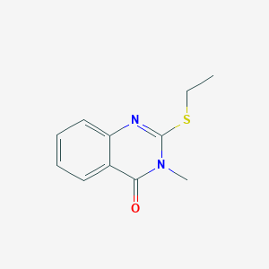 molecular formula C11H12N2OS B5727384 2-(ethylthio)-3-methyl-4(3H)-quinazolinone 