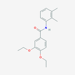 molecular formula C19H23NO3 B5727416 N-(2,3-dimethylphenyl)-3,4-diethoxybenzamide 