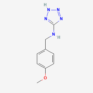 molecular formula C9H11N5O B5727475 N-(4-methoxybenzyl)-1H-tetrazol-5-amine 