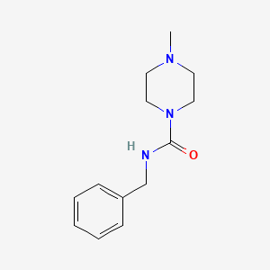 molecular formula C13H19N3O B5727536 N-benzyl-4-methyl-1-piperazinecarboxamide CAS No. 116818-74-7