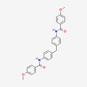 molecular formula C29H26N2O4 B5727641 N,N'-(methylenedi-4,1-phenylene)bis(4-methoxybenzamide) 