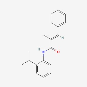 molecular formula C19H21NO B5727646 N-(2-isopropylphenyl)-2-methyl-3-phenylacrylamide 