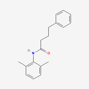 molecular formula C18H21NO B5727680 N-(2,6-二甲基苯基)-4-苯基丁酰胺 