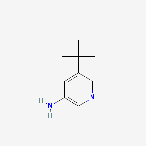 molecular formula C9H14N2 B572771 5-(tert-Butyl)pyridin-3-amine CAS No. 1256818-34-4