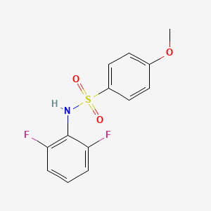 molecular formula C13H11F2NO3S B5727790 N-(2,6-difluorophenyl)-4-methoxybenzenesulfonamide 