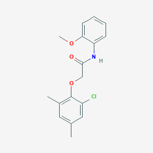 molecular formula C17H18ClNO3 B5727848 2-(2-chloro-4,6-dimethylphenoxy)-N-(2-methoxyphenyl)acetamide 