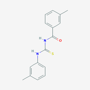 molecular formula C16H16N2OS B5727863 3-methyl-N-{[(3-methylphenyl)amino]carbonothioyl}benzamide 