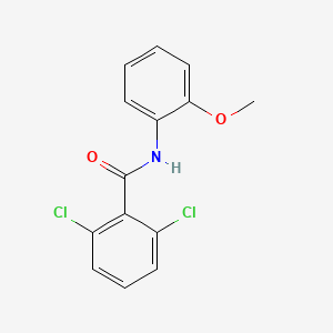 molecular formula C14H11Cl2NO2 B5728054 2,6-dichloro-N-(2-methoxyphenyl)benzamide 