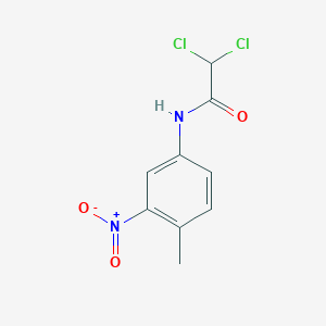 molecular formula C9H8Cl2N2O3 B5728065 2,2-dichloro-N-(4-methyl-3-nitrophenyl)acetamide 