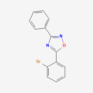 molecular formula C14H9BrN2O B5728066 5-(2-bromophenyl)-3-phenyl-1,2,4-oxadiazole 