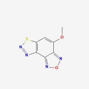 molecular formula C7H4N4O2S B5728082 4-methoxy[1,2,3]thiadiazolo[4,5-e][2,1,3]benzoxadiazole 
