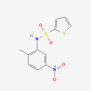 molecular formula C11H10N2O4S2 B5728153 N-(2-methyl-5-nitrophenyl)-2-thiophenesulfonamide 